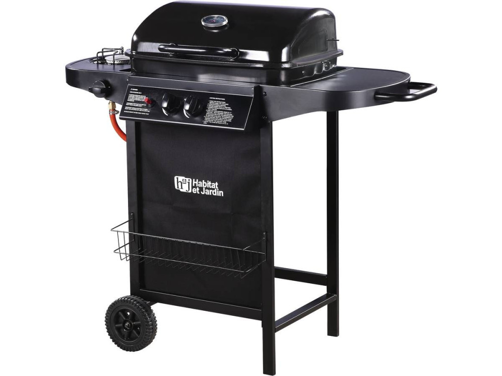 Grill gazowy "Party 3" - Czarny
