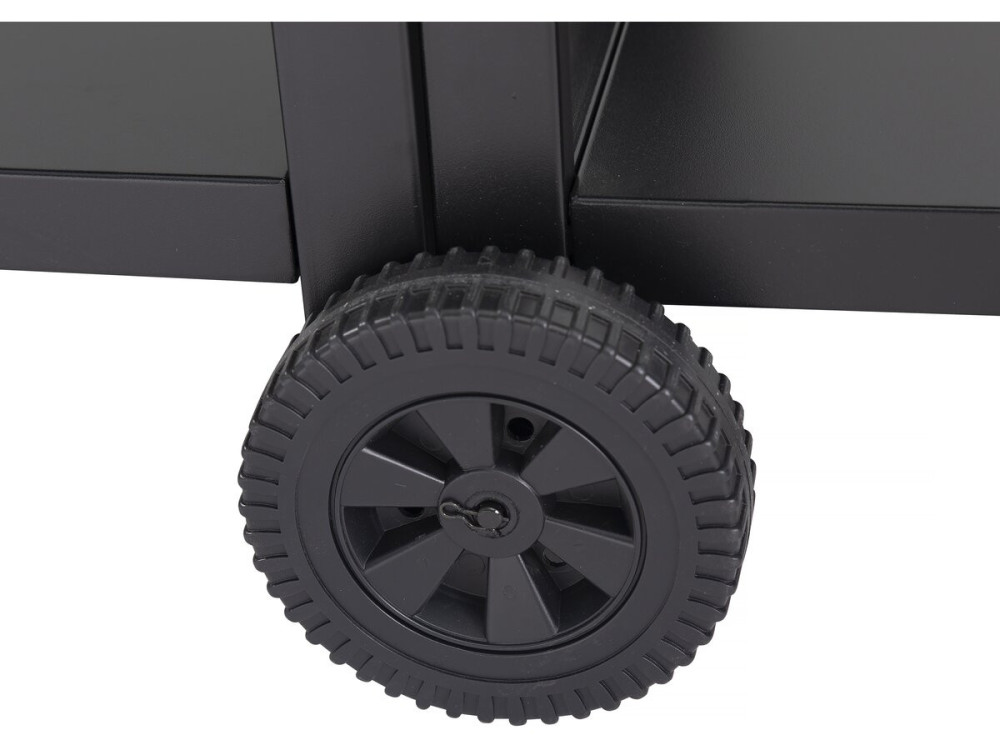 Grill gazowy do kuchni na zewnątrz - 12 kw - 4 palniki - Czarny