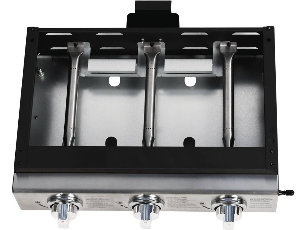 Mini grill gazowy "Presto 3" - 3 palniki - 7.5kW - Szary