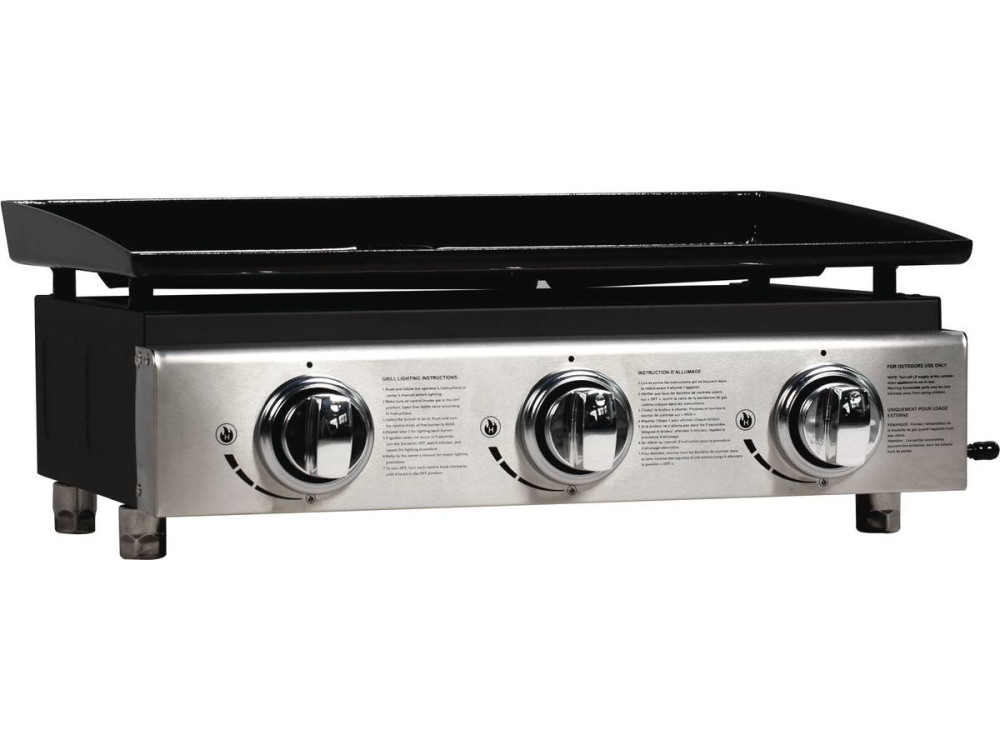 Mini grill gazowy "Presto 3" - 3 palniki - 7.5kW - Szary