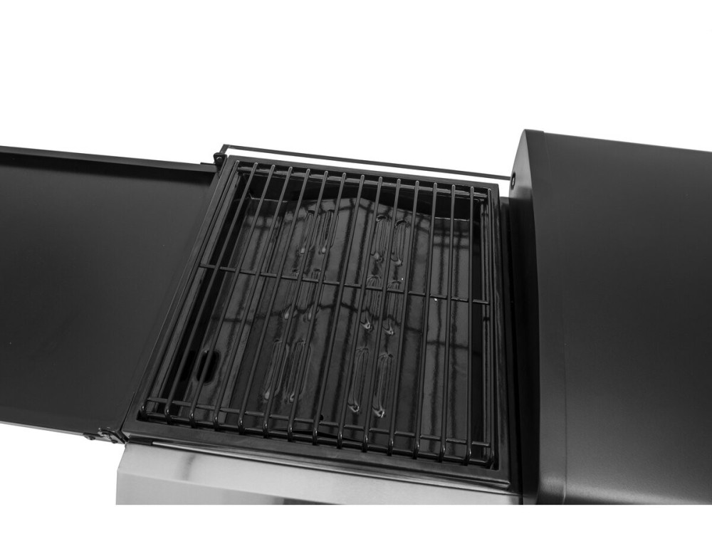 Patelnia gazowa z pokrywką "Rasio" - 7,5 KW - 3 palniki - czarna