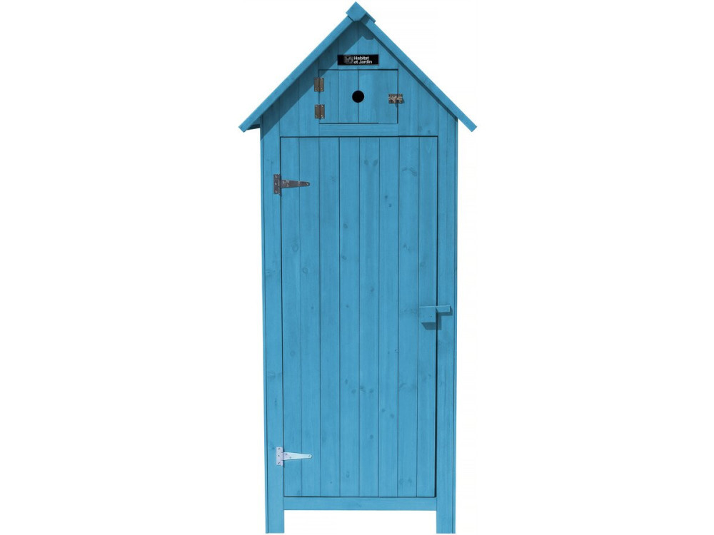Szafa ogrodowa "Cabanon" - 77 x 54.5 x 179 cm - Błękitna