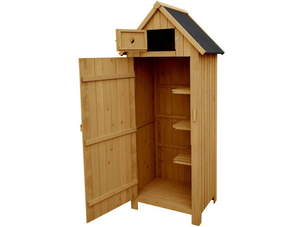 Szafa ogrodowa "Cabanon" - 77 x 54.5 x 179 cm - Brązowa