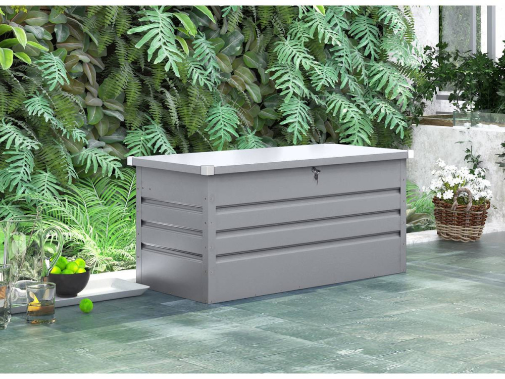 Skrzynia metalowa "Store" - 480L - Srebrna