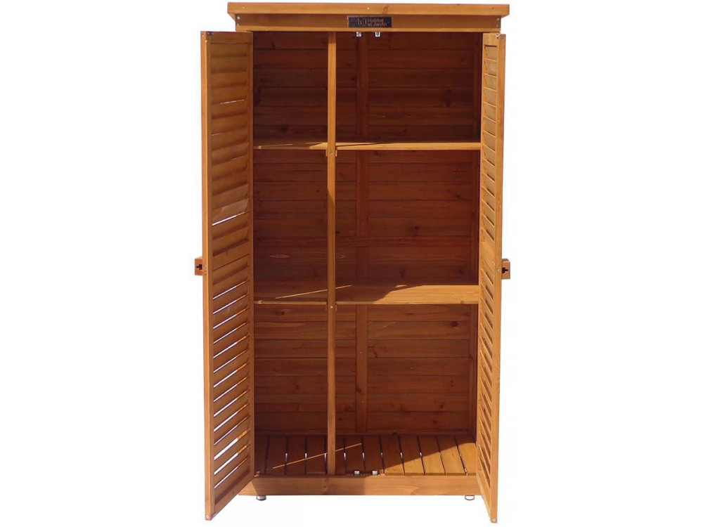 Szafka ogrodowa "Space" - 87 x 46,5 x 160 cm - Brązowy