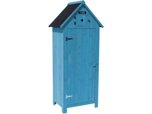Szafka ogrodowa "Cabanon" - 77 x 54,5 x 179 cm - Niebieski