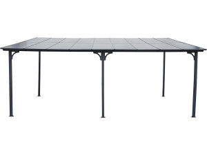 Pergola przysufitowa "Marvin" - 5,5 x 3 m - 545 x 298 x 243 cm - Ciemnoszara