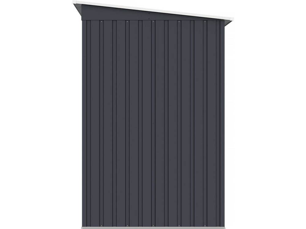 Metalowa szopa ogrodowa jednospadowa "Austin" - 3,14 m2 - Szary