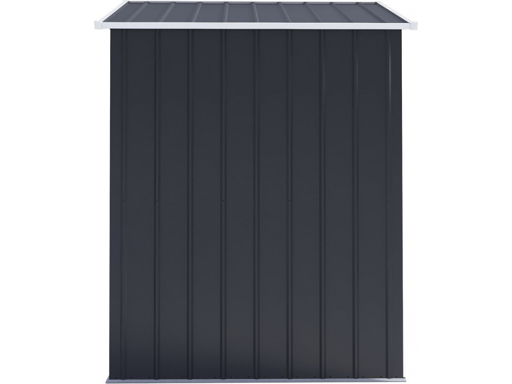 Metalowa szopa ogrodowa "Memphis" z przesuwanymi drzwiami - 1,36 m² - Szary