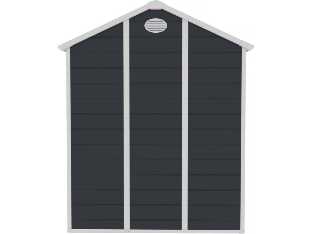 Wiata ogrodowa z żywicy "Texas" - 5,23 m² - zestaw do kotwienia w zestawie - antracyt