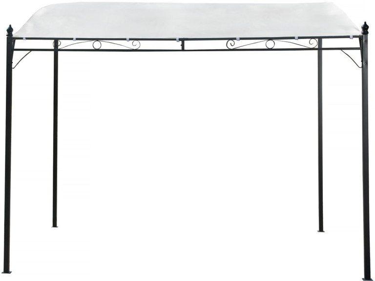 Pochylona metalowa pergola - 3 x 2,5 m - Beżowy