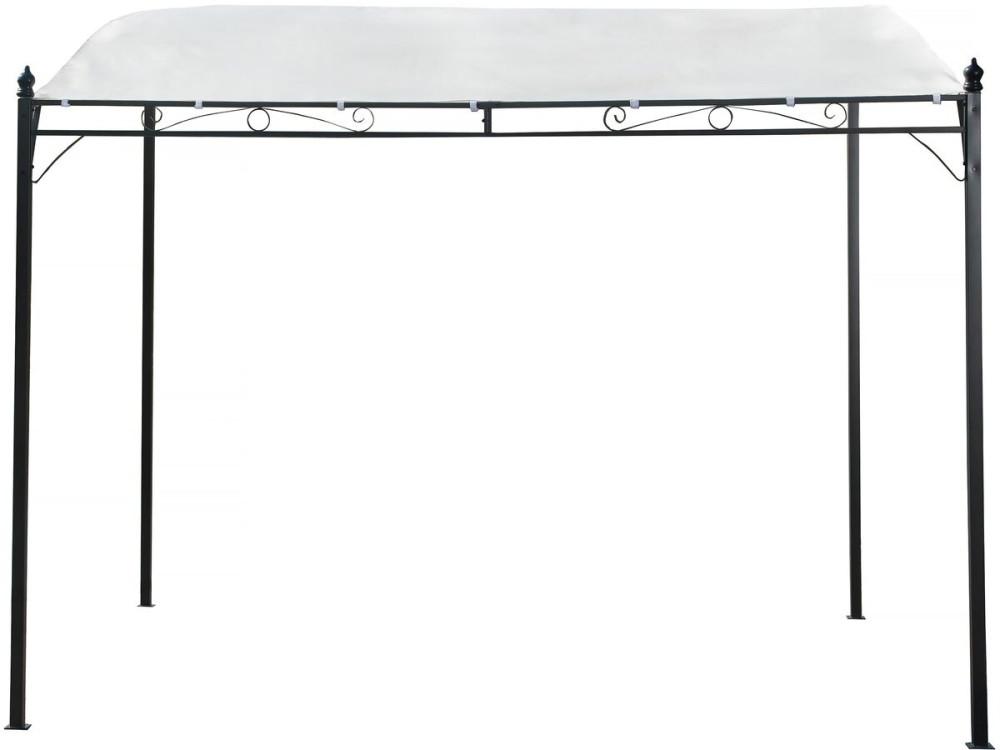 Pochylona metalowa pergola - 3 x 2,5 m - Beżowy