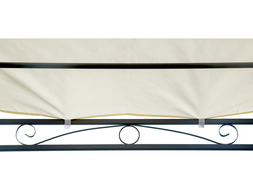 Pochylona metalowa pergola - 3 x 2,5 m - Beżowy