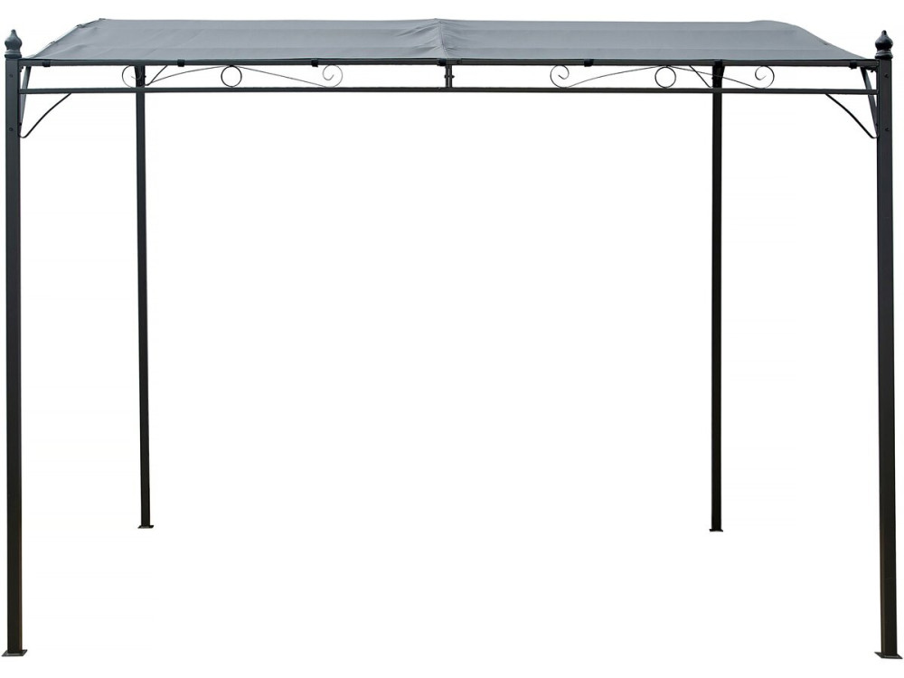 Pergola metalowa - 3 x 2,5 m - Szary