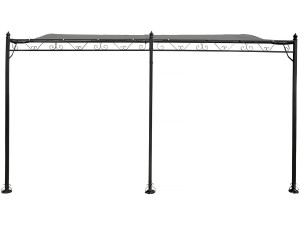 Metalowa altana - 3 x 4 m - Szary