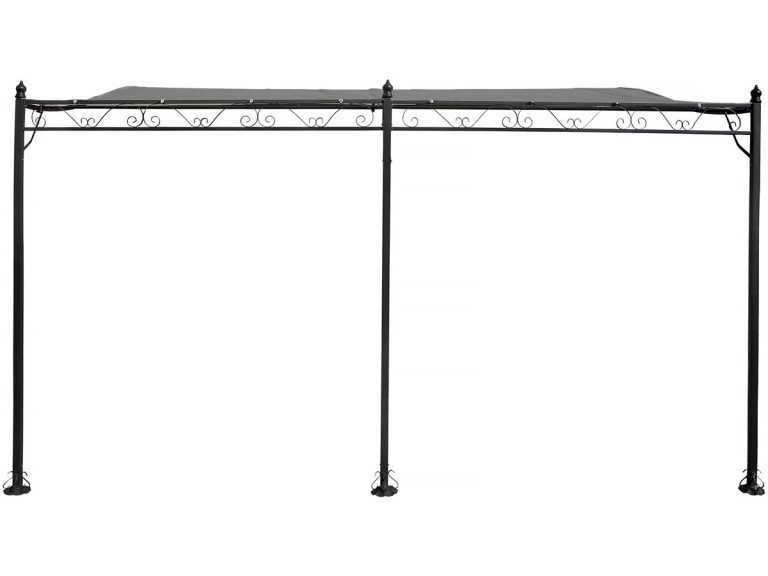 Metalowa altana - 3 x 4 m - Szary