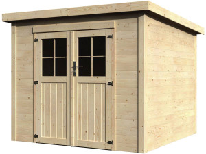 Drewniana szopa ogrodowa "Talion" - 5,36 m² - 2,30 x 2,33 x 2,02 m - 19 mm