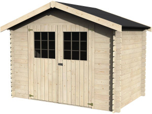 Drewniana szopa ogrodowa "Flodova" - 5,90 m² - 2,98 x 1,98 x 2,32 m - 28 mm