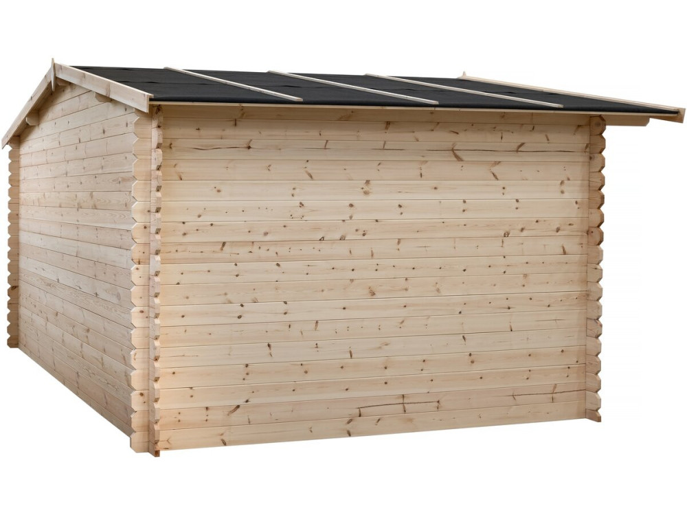 Drewniana szopa ogrodowa 14m² "Oz" - 388 x 298 x 225 cm - 28 mm