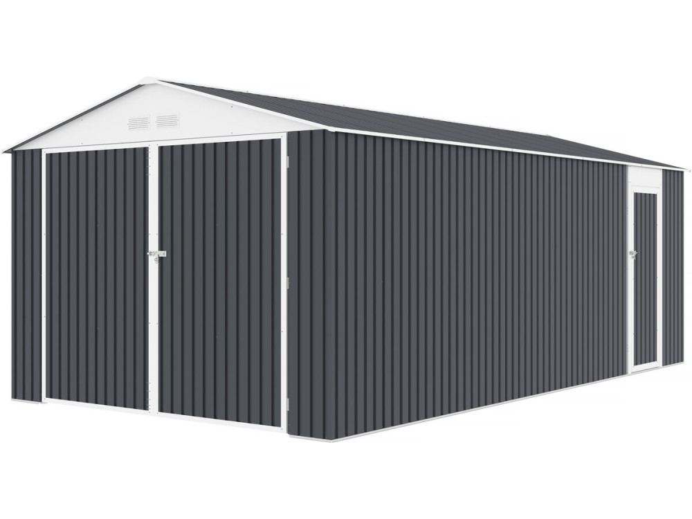 Garaz metalowy „Houston” 18,56m² - Antracyt