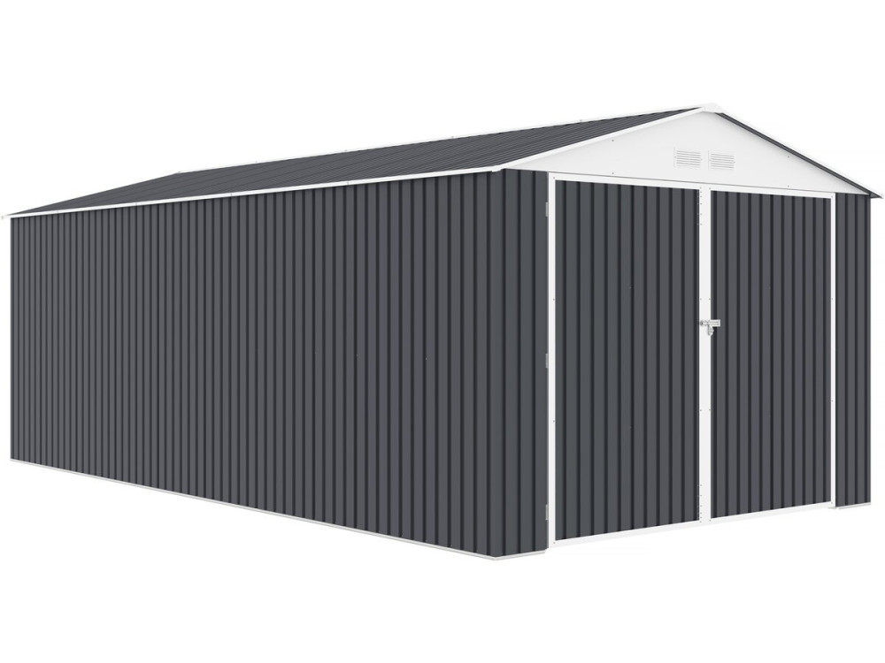 Garaz metalowy „Houston” 18,56m² - Antracyt