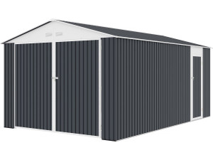 Garaz metalowy „Houston” 15,36 m² - Antracyt