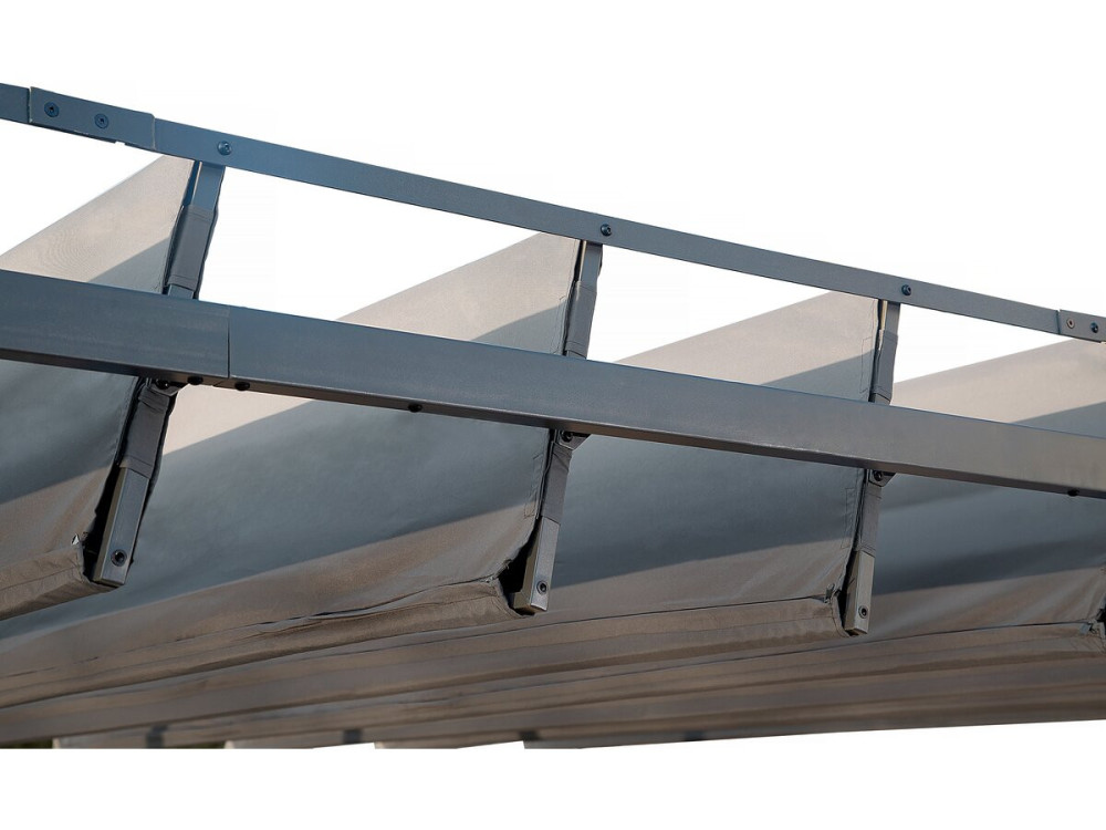Pergola bioclimatique en tissu "Lodge" 3 x 4 m - antracytowa
