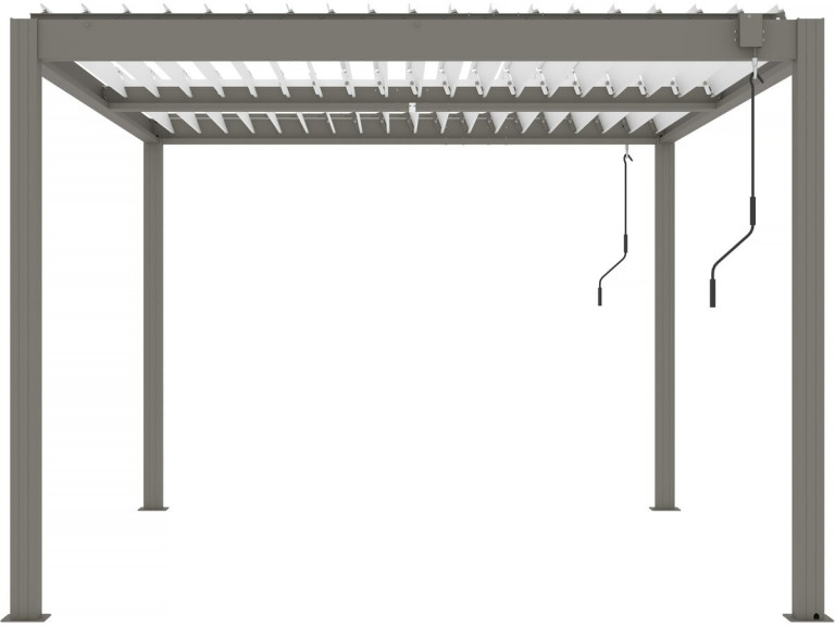 Pergola bioklimatyczna "Windsor" - 3 x 4 m - Taupe