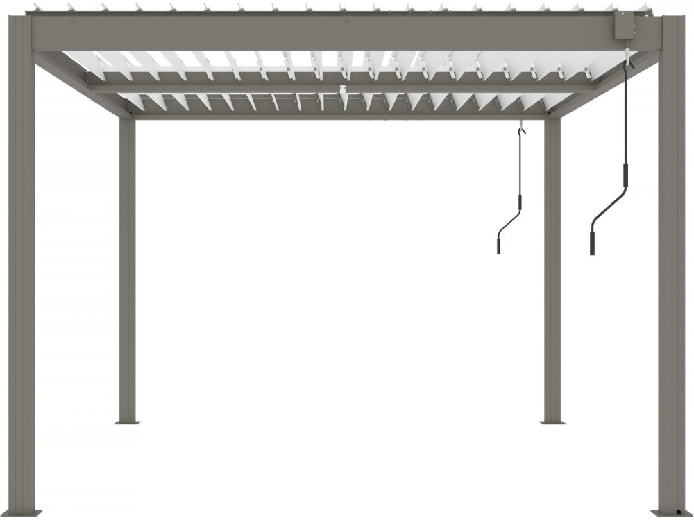 Pergola bioklimatyczna "Windsor" - 3 x 4 m - Taupe