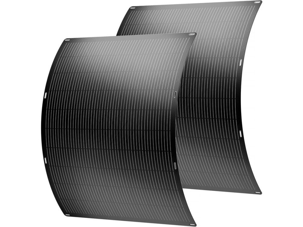 Zestaw 2 elastycznych paneli slonecznych typu plug and play – 400 W „Centrum miejskie” – czarny
