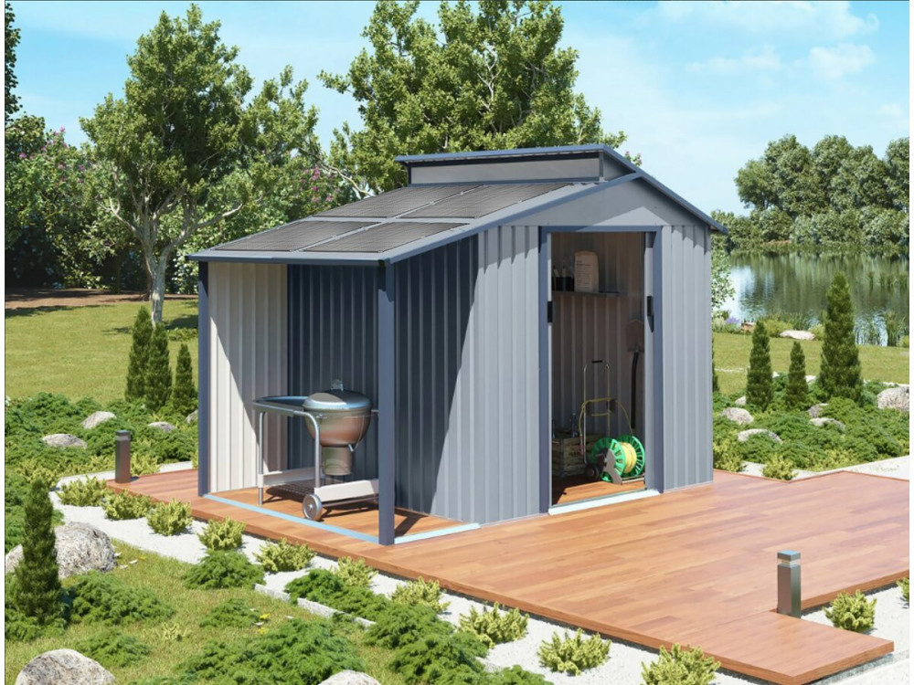 Zestaw 2 elastycznych paneli slonecznych typu plug and play – 400 W „Centrum miejskie” – czarny