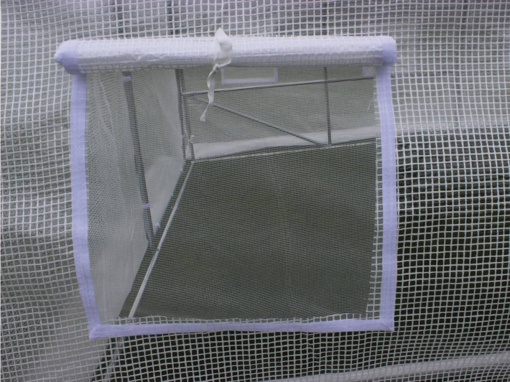 Szklarnia-tunel ogrodowy "Mimosa" z drzwiami - 180 g/m² - 18 m² - 6 x 3 x 2 m
