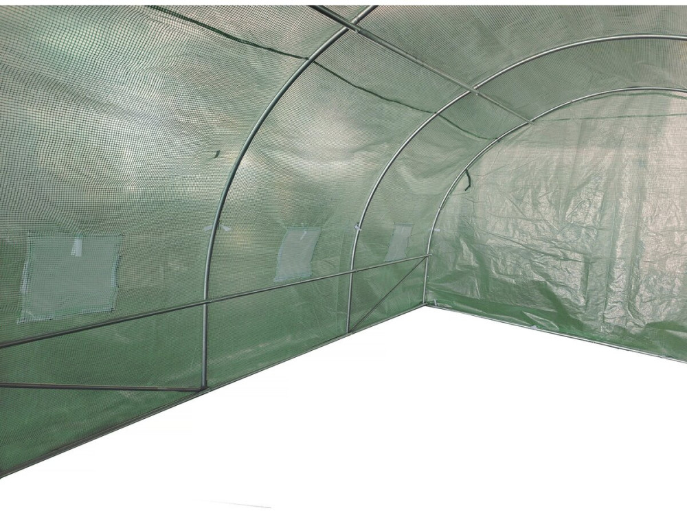 Tunel ogrodowy "Lys" 4 x 3 m - szklarnia - 12 m² - 140 g - zielony