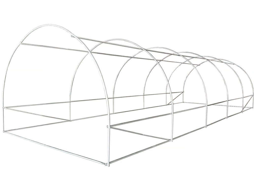 Tunel ogrodowy "Lys" 8 x 3 m - szklarnia - 24 m² - 140 g - zielony
