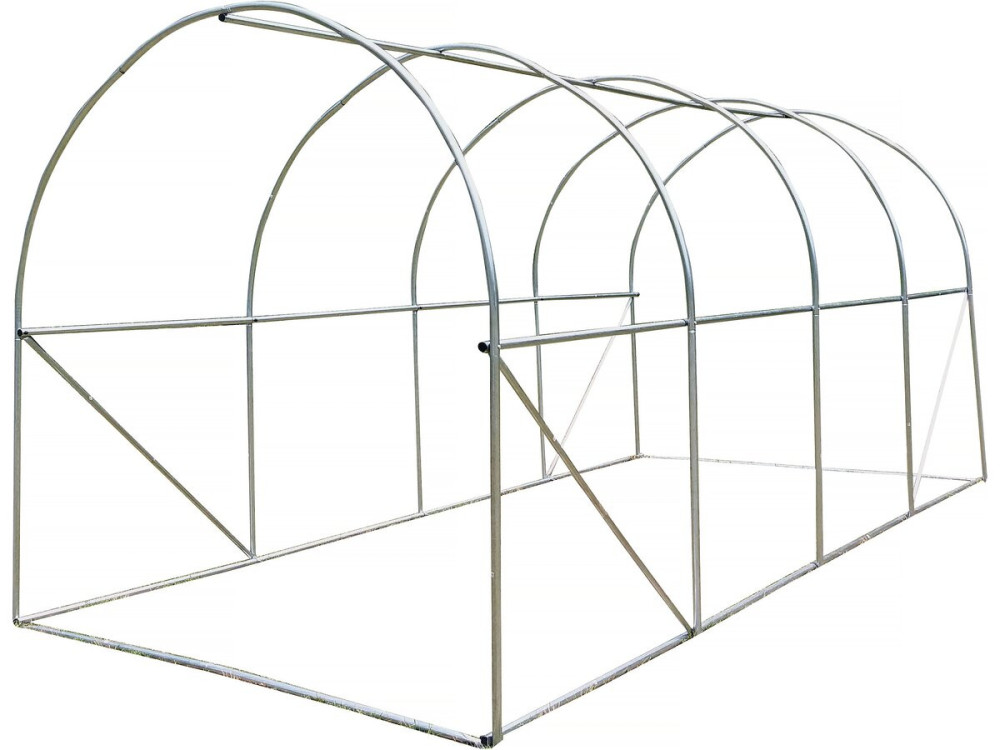 Tunel ogrodowy "Lys" 4,5 x 2 m - szklarnia - 9 m² - 130 g - zielony