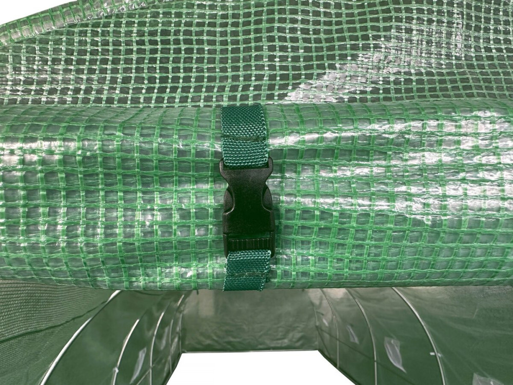 Tunel ogrodowy "Lys" 4,5 x 2 m - szklarnia - 9 m² - 130 g - zielony