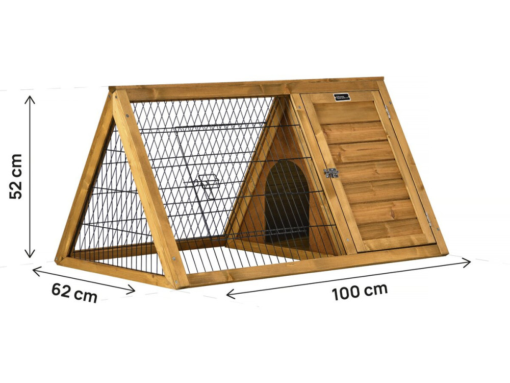 Hutch "Biscotte" - 100 x 62 x 52 cm - Brązowy