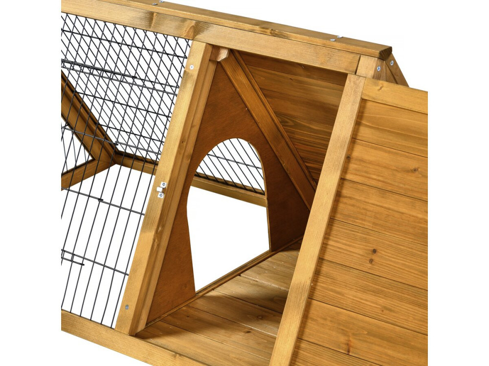 Hutch "Biscotte" - 100 x 62 x 52 cm - Brązowy