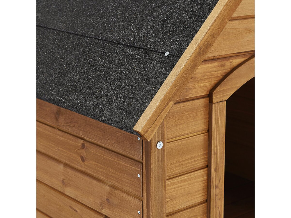 Buda dla psa - 77 x 82 x 88 cm - Beżowy