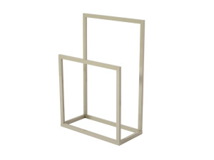 Metalowy wieszak na ręczniki "Gediz" - 25 x 60 x 90 cm - Taupe