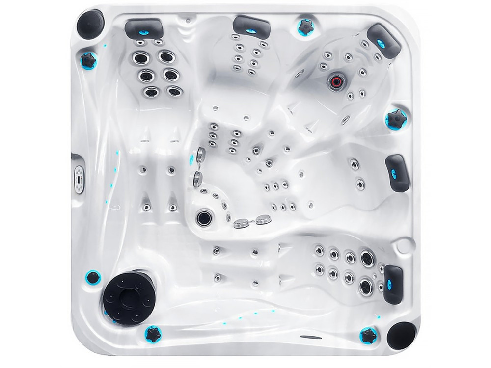 Spa " Devotion " - 3 pozycje półleżące + 2 pozycje leżące - 2,13 x 2,13 x 0,91 m