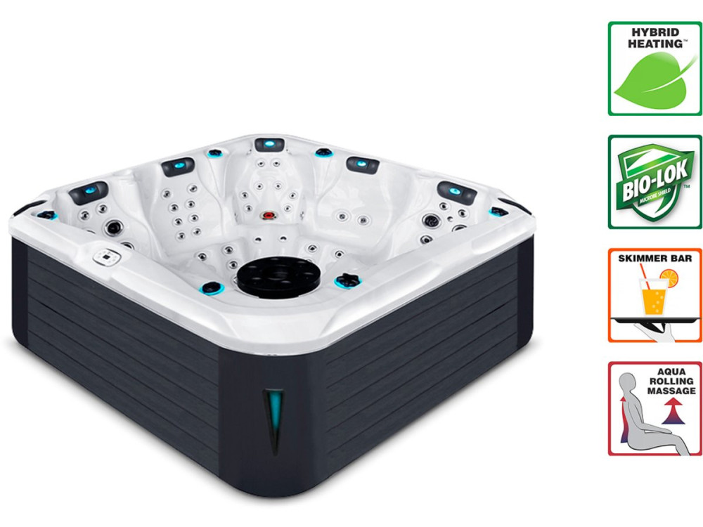 Spa " Devotion " - 3 pozycje półleżące + 2 pozycje leżące - 2,13 x 2,13 x 0,91 m