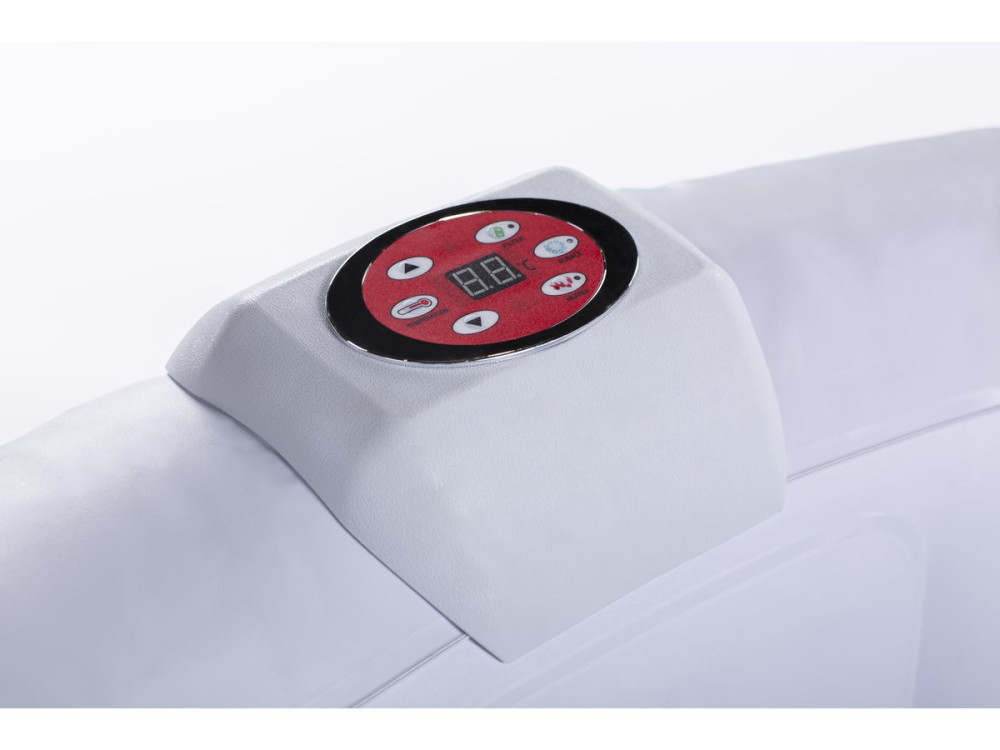 Dmuchane spa "Monac" z PVC - 6 miejsc - Szaro-brązowe/kremowe