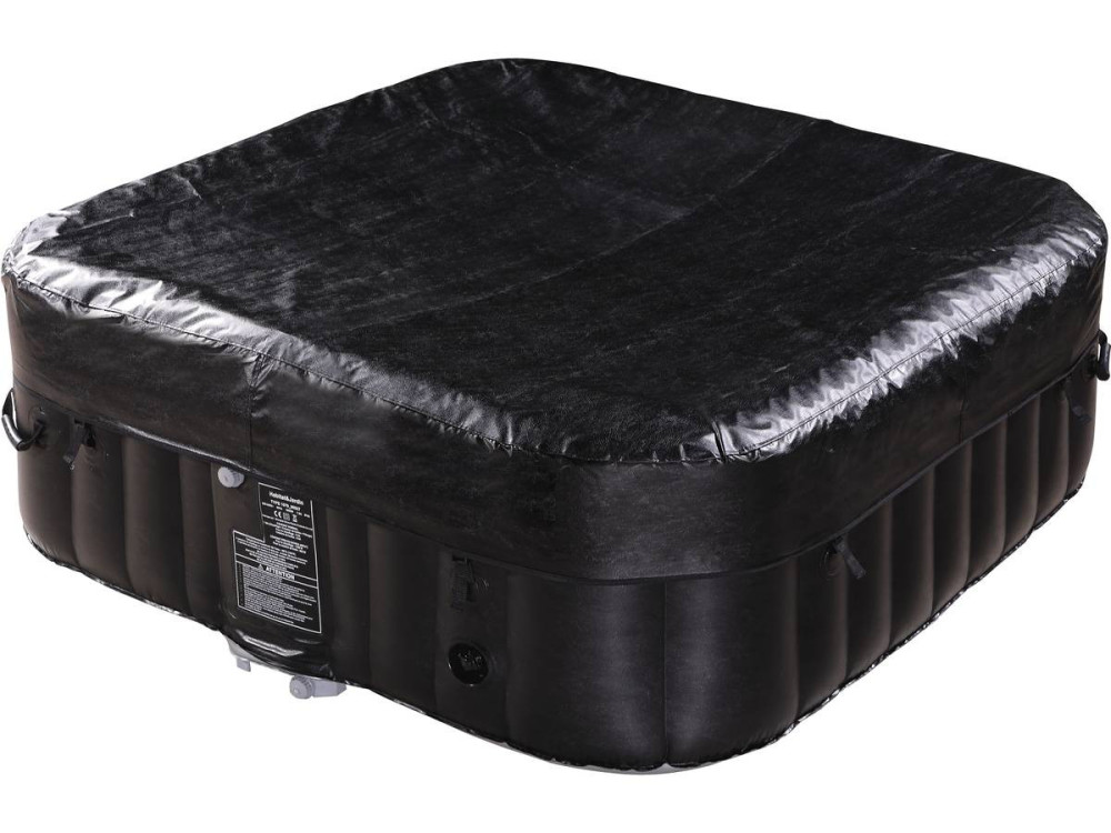Dmuchane spa "Nice" z PVC - 6 miejsc - Szaro-czarne