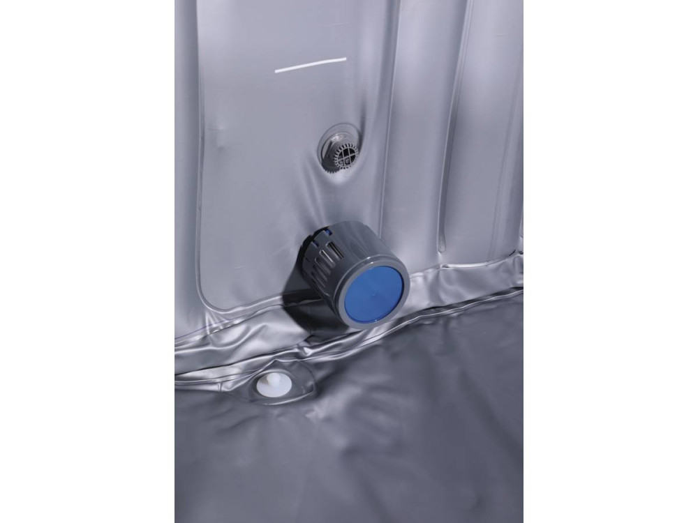 Dmuchane spa "Nice" z PVC - 6 miejsc - Szaro-czarne