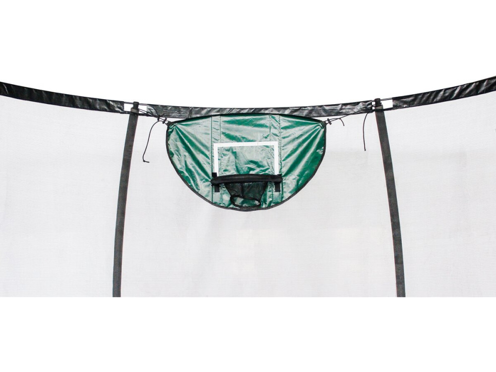 Uniwersalny kosz do koszykówki na trampoline "Loopy" - zielony