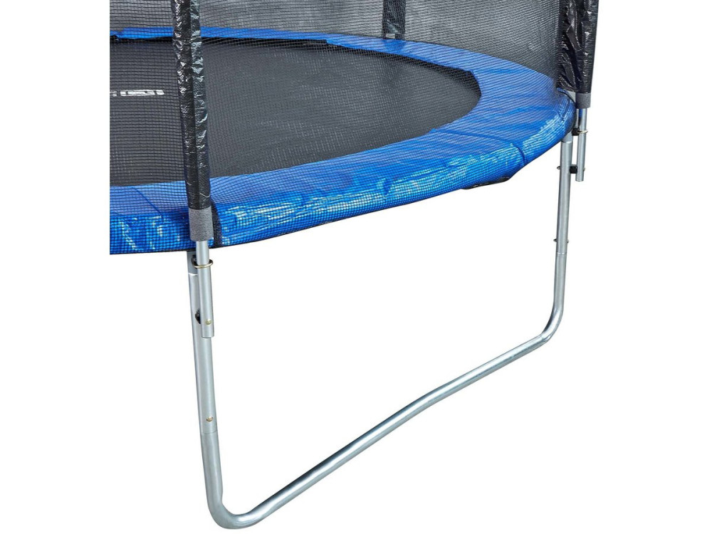 Trampolina "Joycy" - Ø 4,27 m - Z siatką + drabinka + osłona + zestaw do kotwiczenia