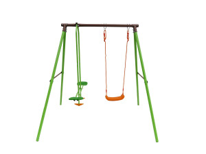Plac zabaw „Lola” ze stali - 1.96 m - 2 urządzenia