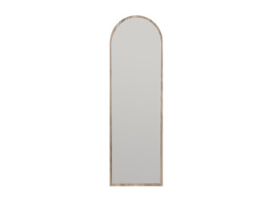 Drewniane lustro "Emma" - 50 x 160 cm - Brązowe