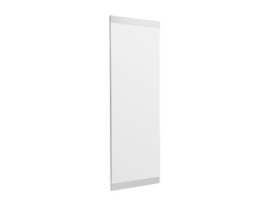 Drewniane lustro "Azus" - 40 x 120 cm - Biały